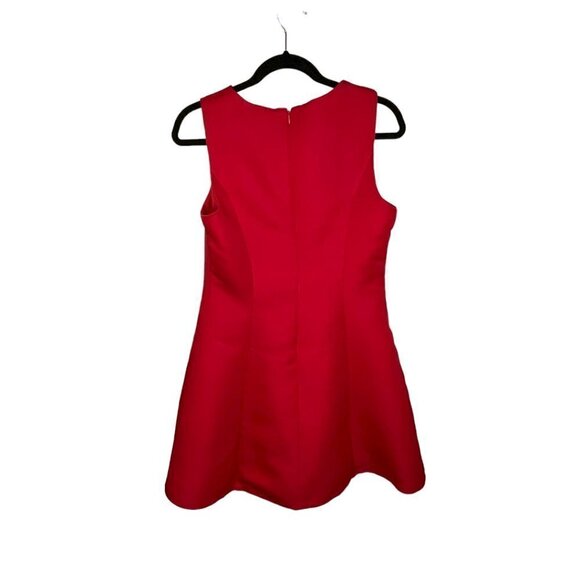 POTTER'S Pot Fit & Flare Dress Red Party Sleeveless Above The Knee Dress Size M - Picture 6 of 6